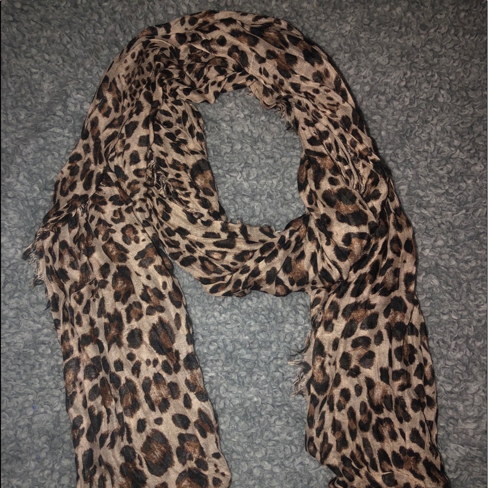 cheetah scarf